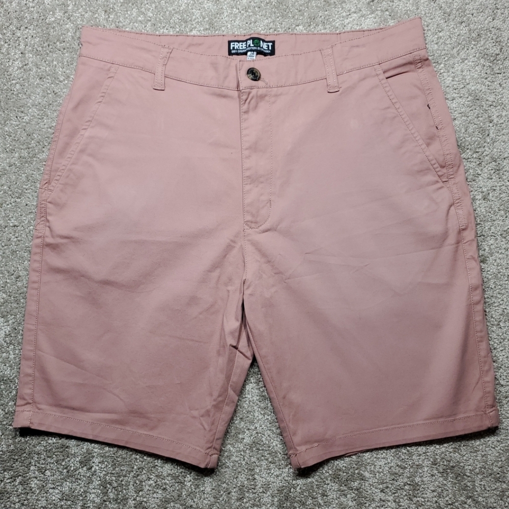 Free Planet Men's Pink Shorts Organic material size 34